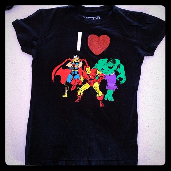 Marvel Tops - WOMENS MARVEL AVENGERS T-SHIRT